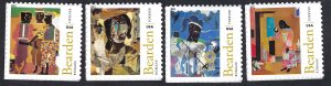 United States #4566-69 Forever (44¢) Romare Bearden. Four singles. MNH