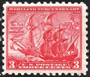 SC#736 3¢ Maryland Tricentennial (1934) MNH