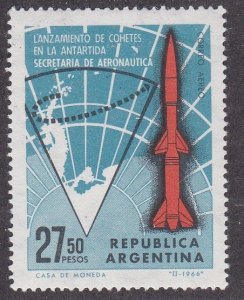 Argentina # C105, Centaur Rocket, Mint NH, 1/2 Cat.