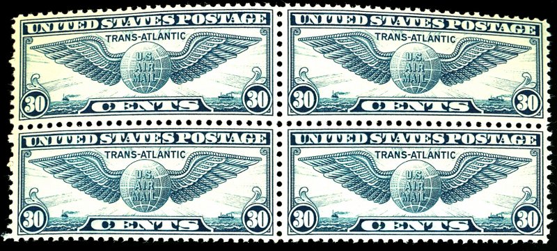 U.S. #C24 MINT BLOCK OF 4 OG NH