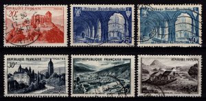 France 1949-51 Pictorial Scenes Definitives, Set [Used]