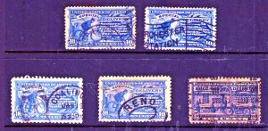 US Special Delivery Sc 6, 7, 9, 11, 12 Used Lot Fine