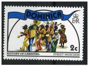 Dominica 1978 - Scott 557 MH - 2c, history of Carnival 