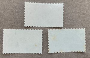 Somalia 1949 UPU, MNH, light toning on back of C36.  Scott C34-C36, CV $6.75