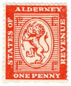 (I.B) Alderney Revenue : Stamp Duty 1d