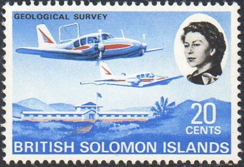 Solomon Islands 1968 20c Geological survey MNH