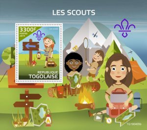 Togo 2019 MNH Scouting Stamps Girl Boy Scouts 1v S/S