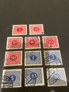 Czechoslovakia sc J58,J59,J61-J69 MH+u