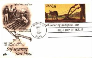 Art Craft FDC Unaddressed on Postal Card Scott ux115