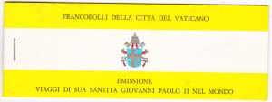 Vatican 704a Complete Booklet MNH Pope John Paul II