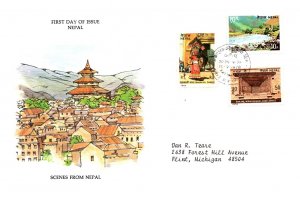 Nepal, Worldwide First Day Cover