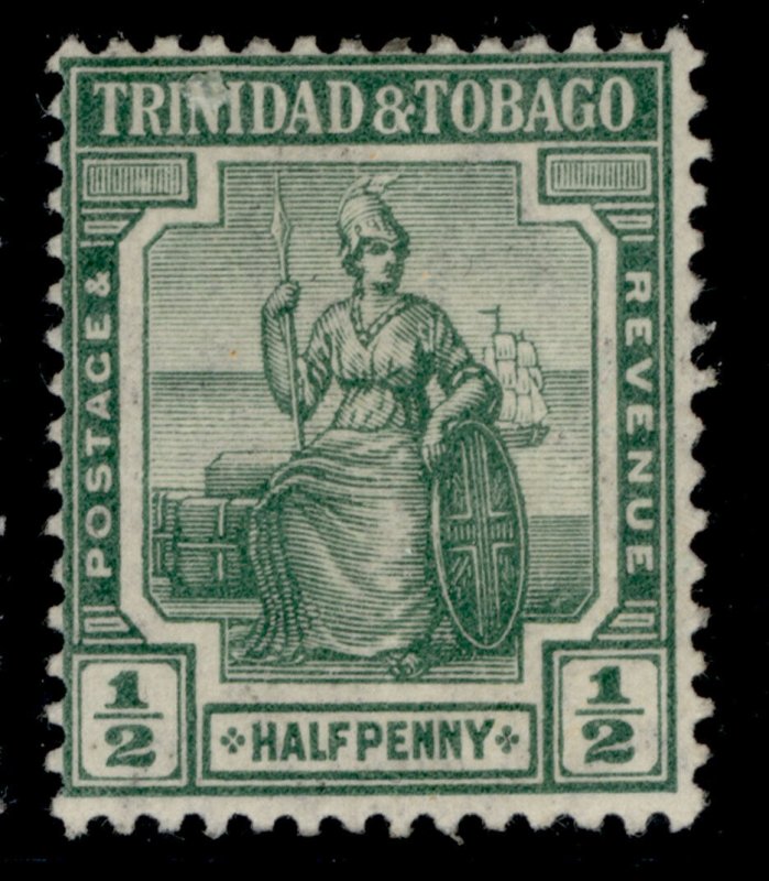 TRINIDAD & TOBAGO GV SG149, ½d green, M MINT.