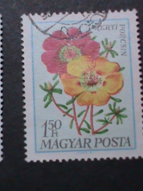 ​HUNGARY-COLORFUL BEAUTIFUL LOVELY FLOWERS USED STAMPS VF WE SHIP TO WORL WIDE