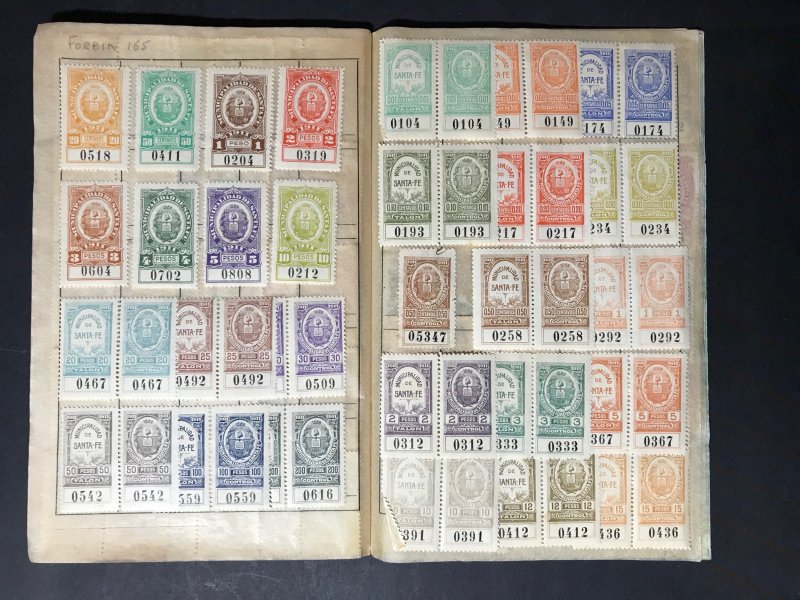 Argentina Revenue Stamps Mint/Used 1891-1932 (1600 Stamps)