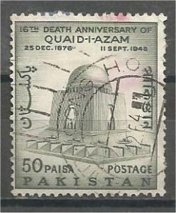 PAKISTAN, 1964, used 50p, Mausoleum Scott 210