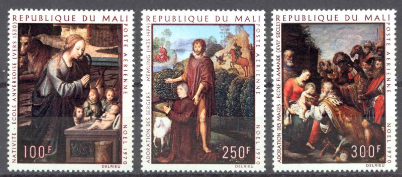 Mali Sc# C110-C112 MNH 1970 Christmas