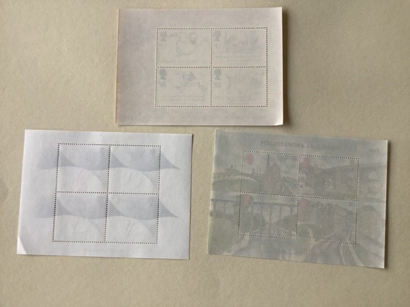 Great Britain 3 mint never hinged stamp sheet A2976