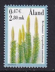 Aland islands   #180  MNH  2001  Plants 2.80m stiff clubmoss