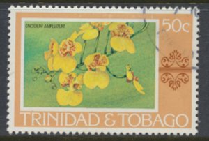 Trinidad & Tobago  SG 491 Used   Orchid    SC# 287 - see scan