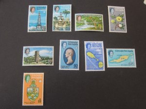 St Kitts & Nevis 1963 Sc 15,7,9,153,56-60 MH