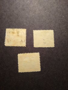 US #'s 571,572,573 Used, Fine