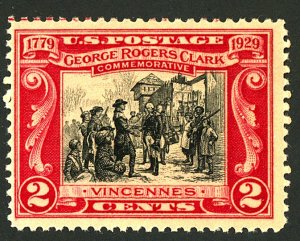 U.S. #651 MINT OG NH