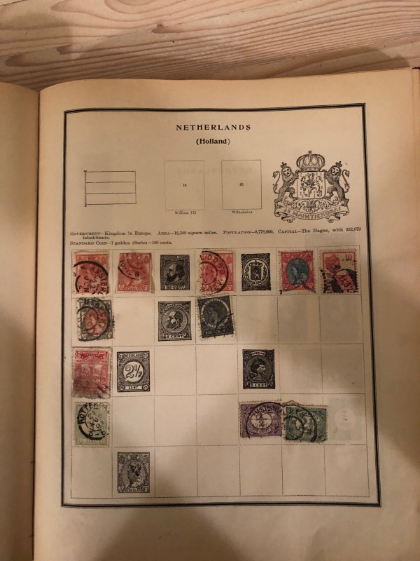 Modern Stamp Album Circa 1921