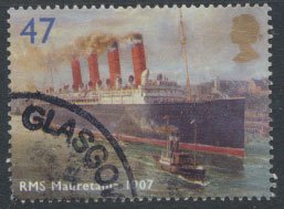 Great Britain SG 2451 SC# 2205  Used RMS Mauretania  see details 