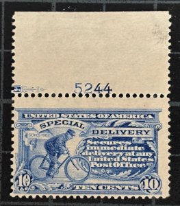 US Stamps - SC# E6 - MOG NH - Plate Single  SCV = $500.00