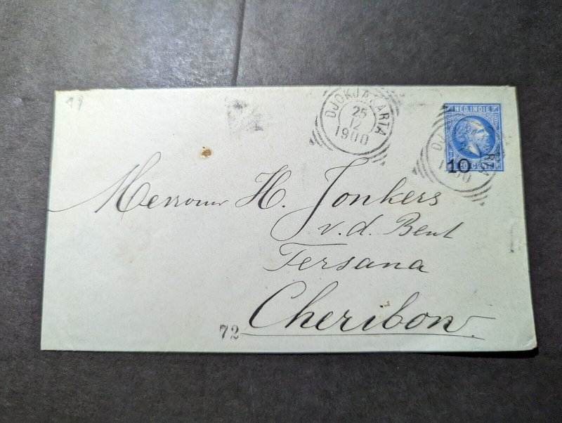 1900 Dutch East Indies Cover Djakarta to Cheribon