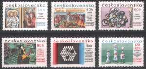 Czechoslovakia 1967 Scott #1460-1465 MNH