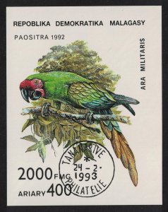 Malagasy Rep. Parrots MS 1993 CTO SG#MS962 MI#Block 209