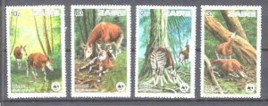 Zaire Mi.875-78 MNH WWF-84