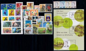 Luxembourg Luxemburg 2002 Complete Year Set  MNH