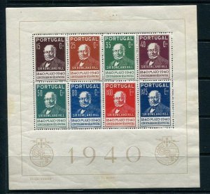 POrtugal 1940 Sc 602a Centenary Sir Rowland HIll CV $125.00 Sheet MNH 6104