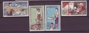 Laos #37-40 MLH CV$8.15