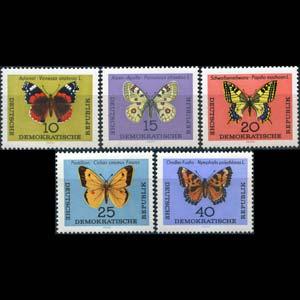 DDR 1964 - Scott# 683-7 Butterflies Set of 5 NH