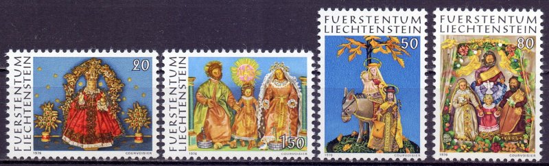 Liechtenstein. 1976. 662-65. Christmas. MNH.