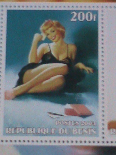 ​BENIN STAMP:2003 EDVARD RUDCI MNH STAMP SHEET.