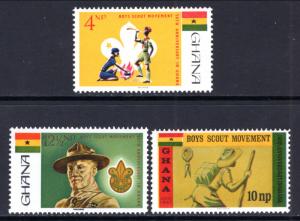 Ghana 308-310 Boy Scouts MNH VF