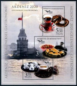 2020 Turkey Gastronomy - Euromed SS (Scott 3716) MNH