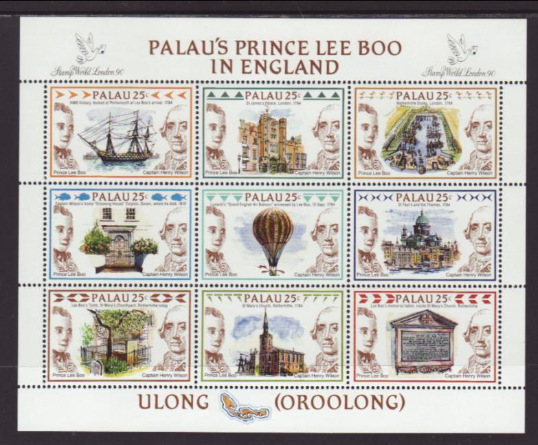 Palau 235 Prince Boo Souvenir Sheet MNH VF