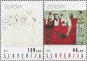 Slovenia 1993 MNH Stamps Scott 171a Europa CEPT Modern Art