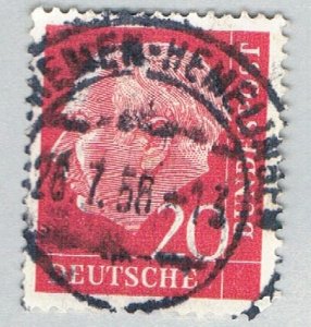 Germany 710 Used President Heuss 1954 (BP58524)