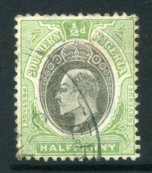 SOUTHERN NIGERIA; 1903-7 Ed VII issue fine used 1/2d.  (101055)