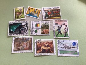 Cameroon high value  packet  vintage stamps Ref 65635