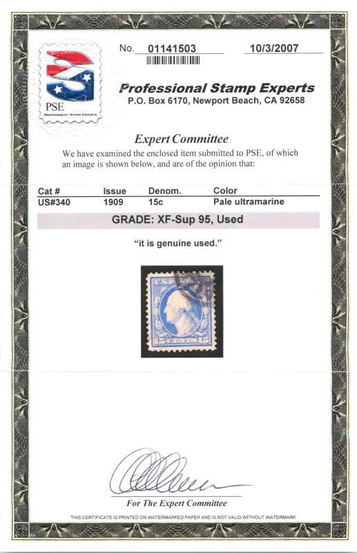 340 Used PSE XF-Superb 95