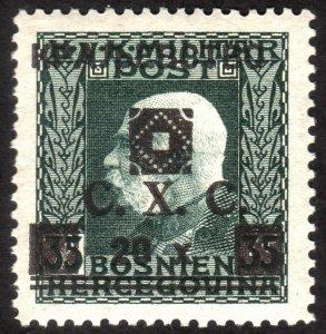 1919, Bosnia 20h, MH, Sc 1L28