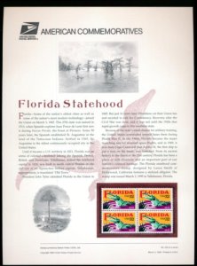 USPS 1995 COMMEMORATIVE PANEL 2950 FLORIDA NO.453