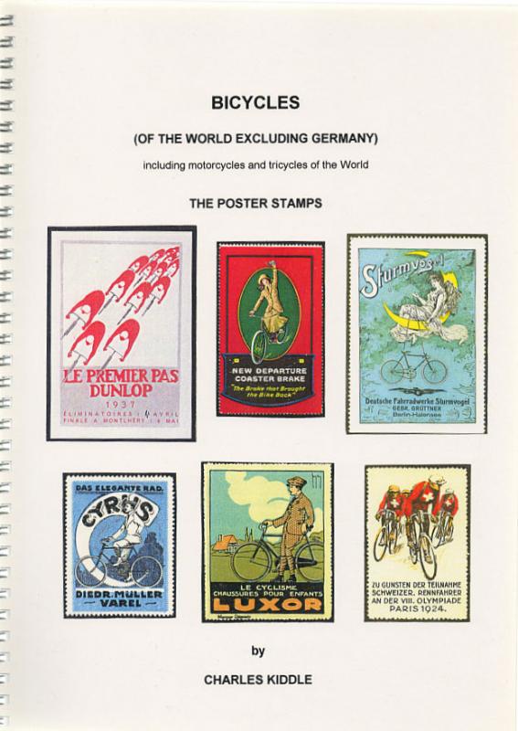 (I.B-CK) Cinderella Catalogue : Poster Stamps : Bicycles (excluding Germany)